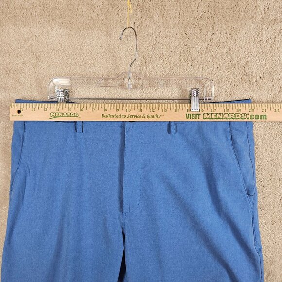 7 Diamonds Mens Size 38 Performance Shorts Blue - Picture 5 of 6